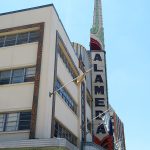 The Alameda Theater on Houston Street is a historic landmark in downtown San Antonio.