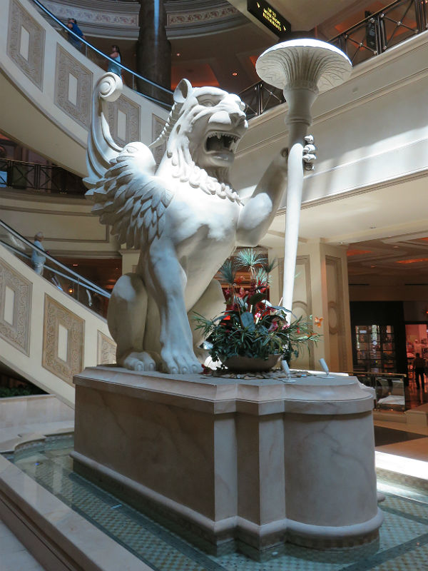 The Forum Shops at Caesars Palace in Las Vegas are almost as big an attraction as the gambling. - photos by Joe Alexander
