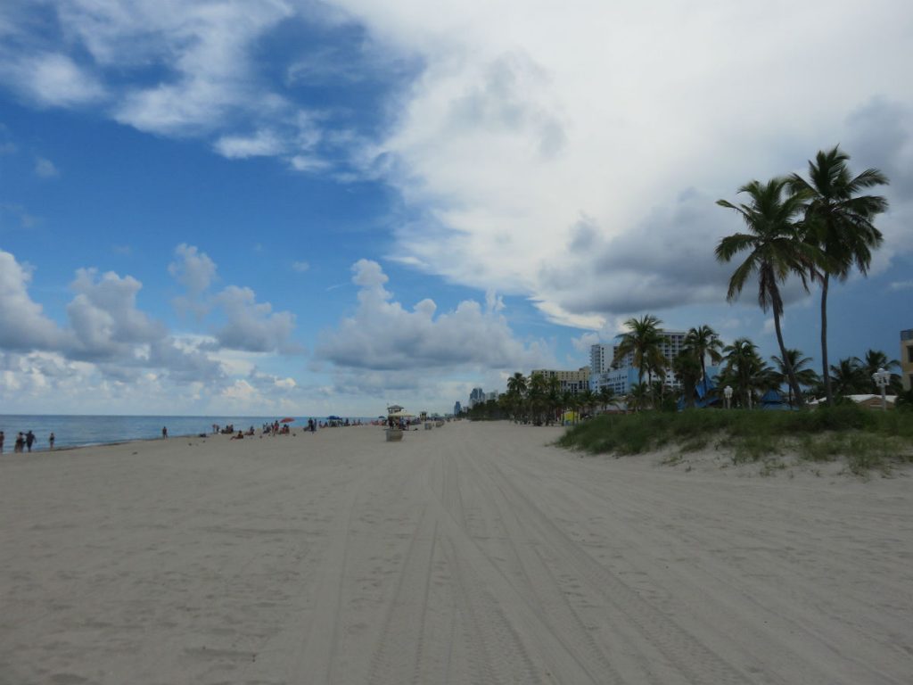 Surf, sun and sharks at Hollywood Beach, Florida. - photos by Joe Alexander