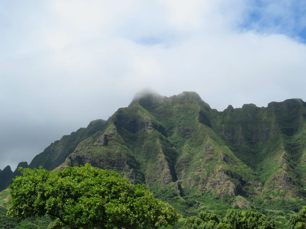 Following the Kamehameha Highway along the northeast coast of Oahu, Hawaii. Sandy beaches, rocky coastlines, scenic islands, mountains, rain forests, sunshine and storm clouds all come together. - photos by Joe Alexander