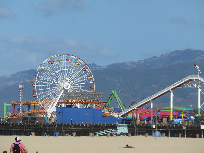 Any trip to Southern California should include a stop at the legendary Santa Monica Pier. - photos by Joe Alexander