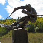 The streets of the village of Vail, Colorado are filled with interesting public art. - photos by Joe Alexander