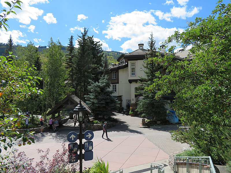 Vail Village in Colorado is home to numerous inns, shops, restaurants and pubs in the internationally known ski area.