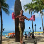 The Waikiki area is a non-stop beach party as well as an ultimate tanning destination. - photos by Joe Alexander