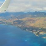 After hours of seeing nothing but sea and sky, you suddenly spot the coast of Oahu as you fly into Honolulu. - photos by Joe Alexander
