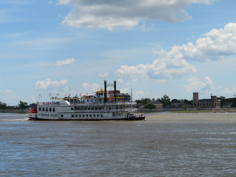 The riverfront on the banks of the Mississippi River is a historic part of New Orleans, Louisiana. - photos by Joe Alexander
