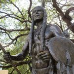 Quanah Parker statue outside the Briscoe Museum of Western Art in San Antonio. - photo by Joe Alexander