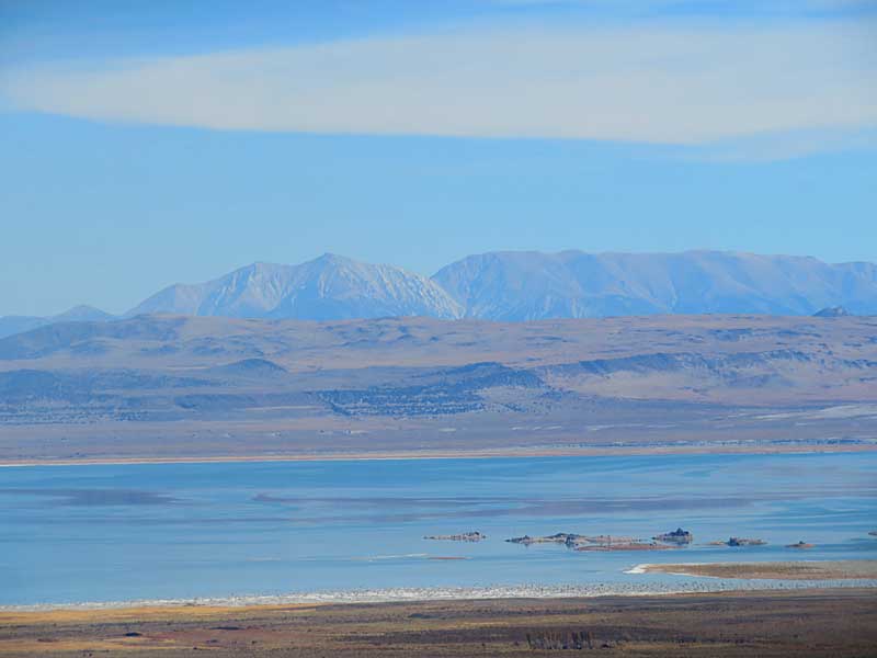 The massive Mono Lake in California is east of the entrance to Yosemite National Park. - photo by Joe Alexander