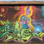 Hoefgen Street murals in downtown San Antonio. - photo by Joe Alexander