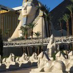 The Egyptian-inspired Luxor Casino is almost at the southern end of the Las Vegas Strip. - photo by Joe Alexander