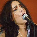 Nina Diaz and her band played at Mission County Park on Saturday, Sept. 8, 2018, in her final appearance in San Antonio before leaving for the West Coast. - photo by Joe Alexander