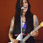 Nina Diaz and her band played at Mission County Park on Saturday, Sept. 8, 2018, in her final appearance in San Antonio before leaving for the West Coast. - photo by Joe Alexander