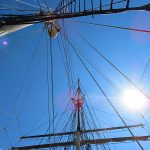 The three-masted sailing ship ELISSA was built in Scotland in 1877 and now calls Galveston home. ELISSA is the Official Tall Ship of Texas. - photo by Joe Alexander