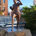 Tony DeMarco statue in downtown Boston. - photo by Joe Alexander