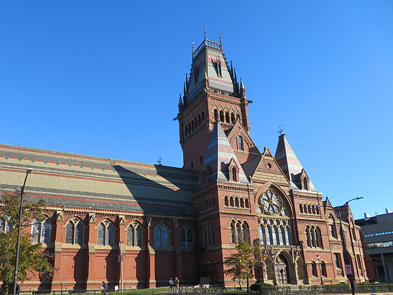 Harvard University in Cambridge, Massachusetts. - photo by Joe Alexander