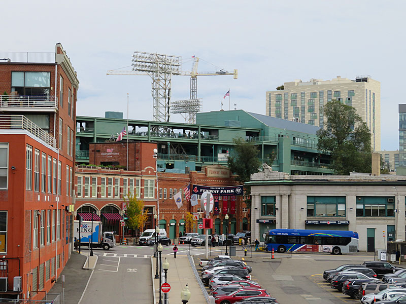 Fenway Park in November, just after the 2021 season ended. - photo by Joe Alexander