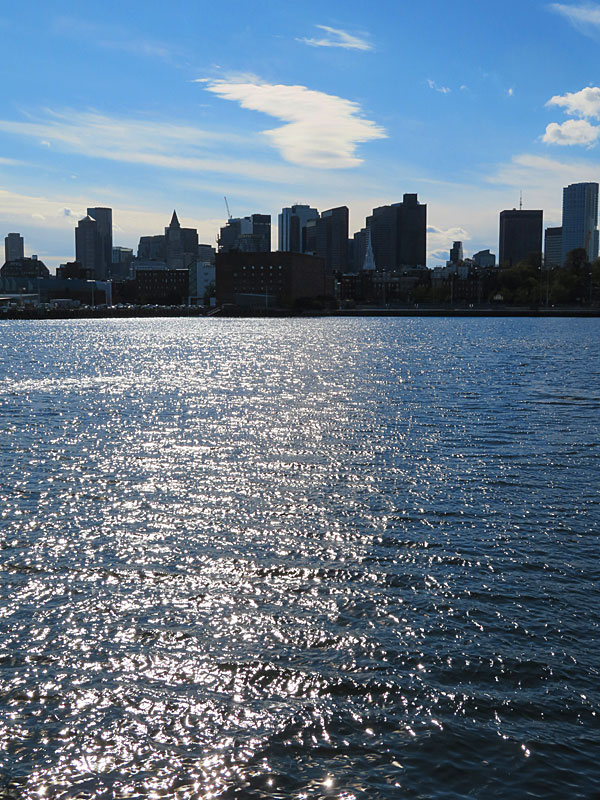 Downtown Boston as seen from the water. - photo by Joe Alexander
